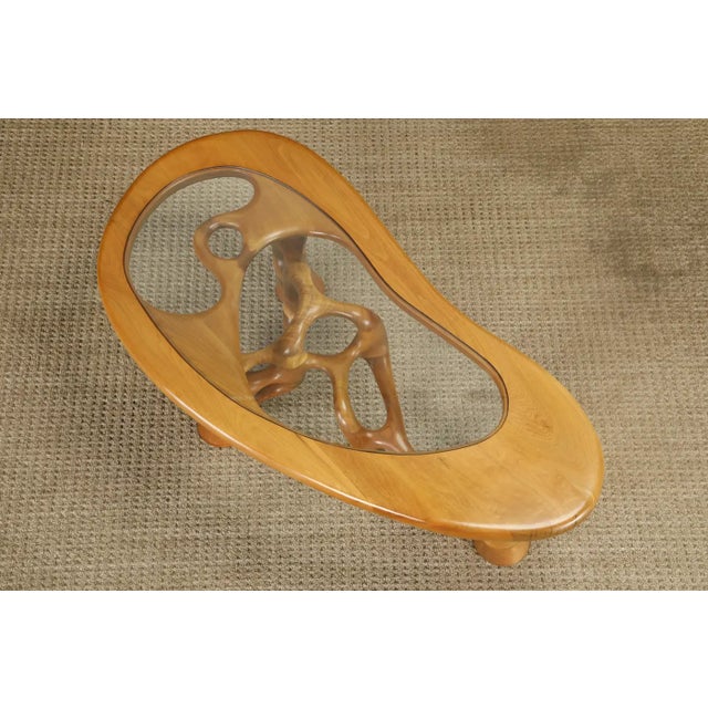 California Craftsman Freeform Cocktail Table by Craig Lauterbach, 1980, Signed For Sale In Los Angeles - Image 6 of 18