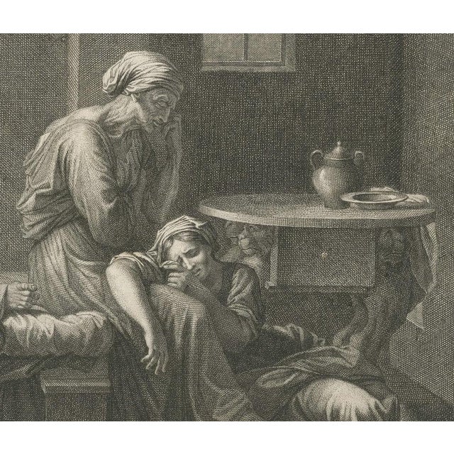 Title: "Testament of Eudamidas of the City of Corinth" : This print depicts a scene from Lucian's 'Toxaris, or...