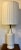 Wood Mid-Century Modern Ivory + Teak Fluted Table Lamp For Sale - Image 7 of 7