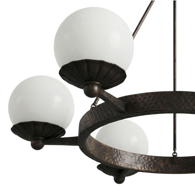 Brutalist Vintage Brutalist Lamp with Art Deco Influences, 1950s For Sale - Image 3 of 17
