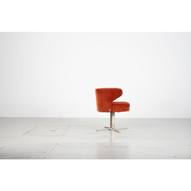 Red Five Poney Swivel Chairs by Gianni Moscatelli for Formanova, Italy, 1970s, Set of 5 For Sale - Image 8 of 18
