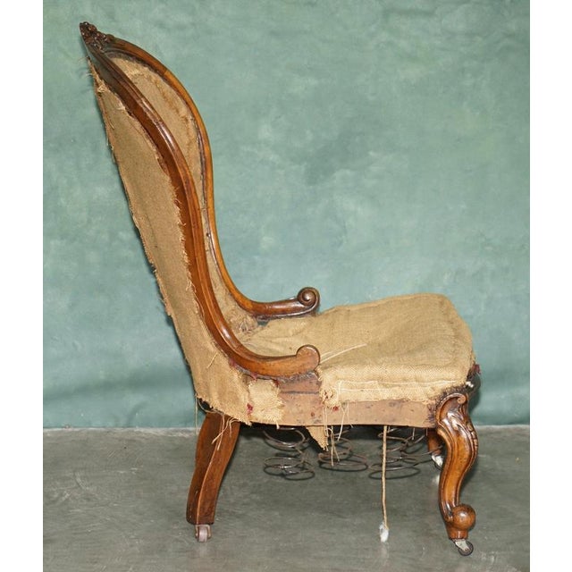Antique Victorian Medallion Back Chair For Sale - Image 9 of 17