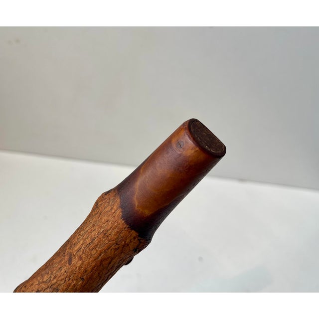 Wood Antique Swiss Bird Whistle in Hand-Carved Wood, 1890s For Sale - Image 7 of 10