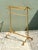Metal Vintage Polished Brass Blanket Rail For Sale - Image 7 of 12