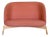 Halle Nest Easy Sofa in Pink Wool With Solid Oak Base — Designed by Form Us With Love For Sale