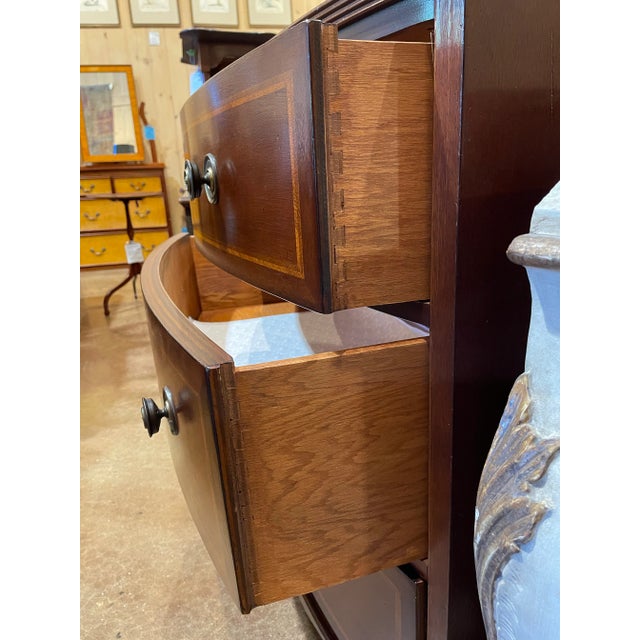 Late 20th Century Lexington Palmer Home Collection Mahogany Bachelor Chest For Sale - Image 5 of 8