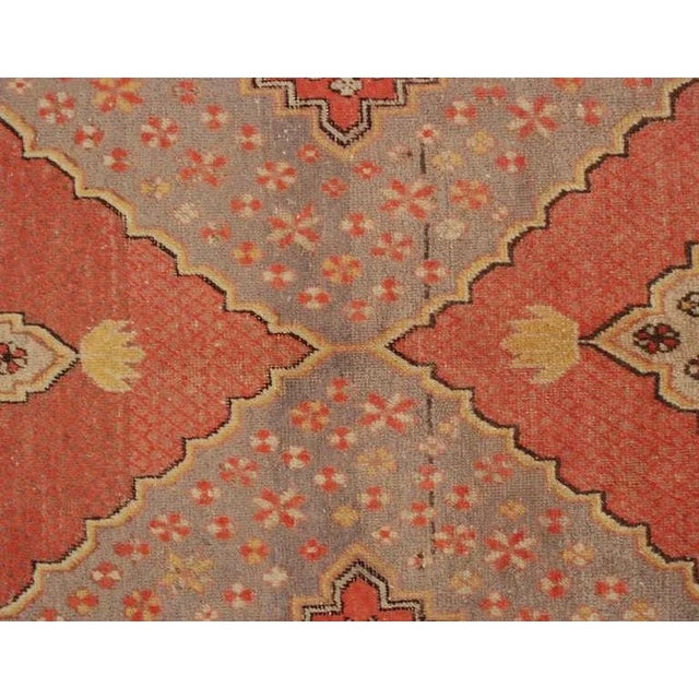Early 20th Century Antique Central Asian Samarkand Rug For Sale - Image 5 of 6
