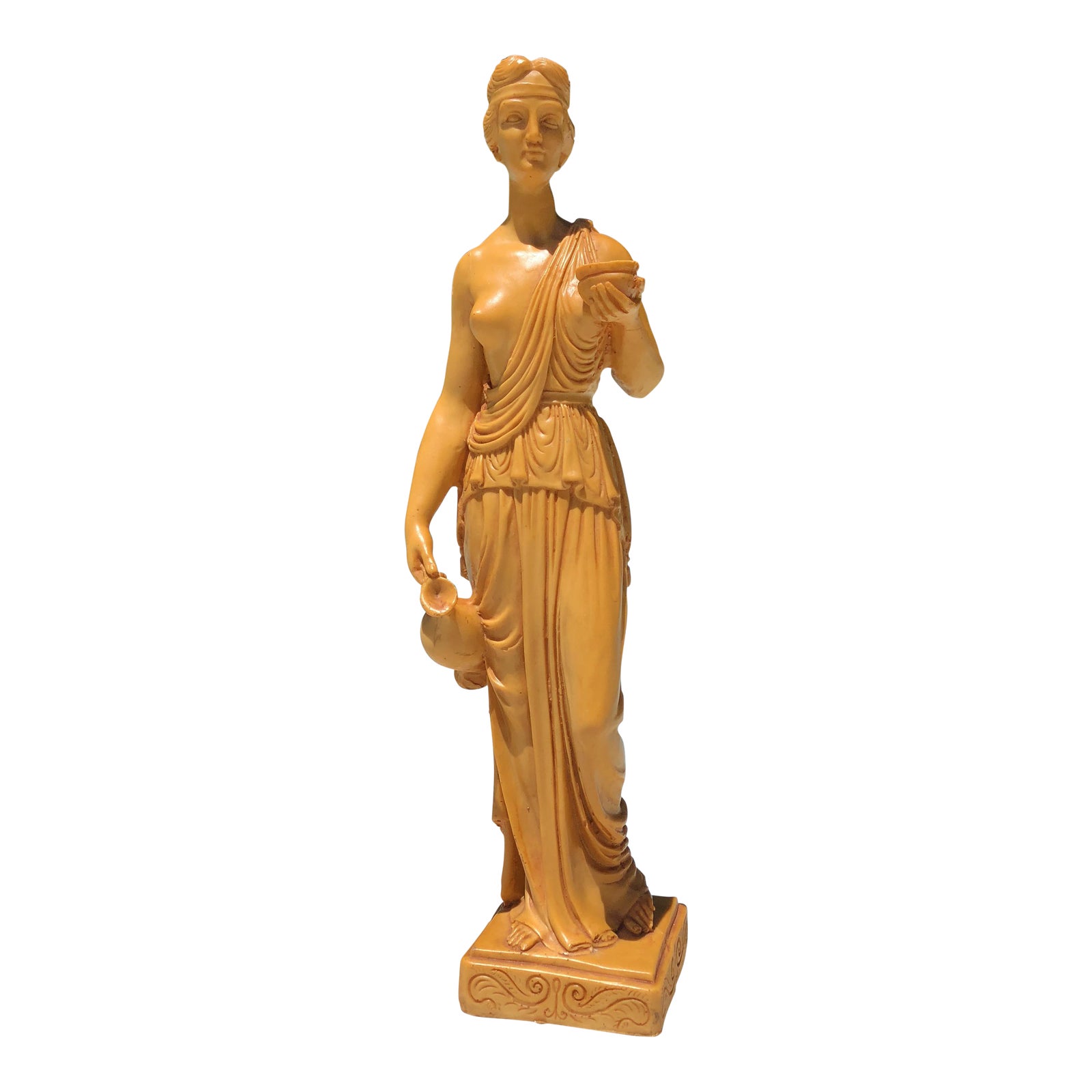 Tall Grecian Goddess Diana Sculpture Chairish