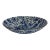 Revol France Collector’s Edition Hand Painted Blue Cream Spongeware Pottery Bowl For Sale