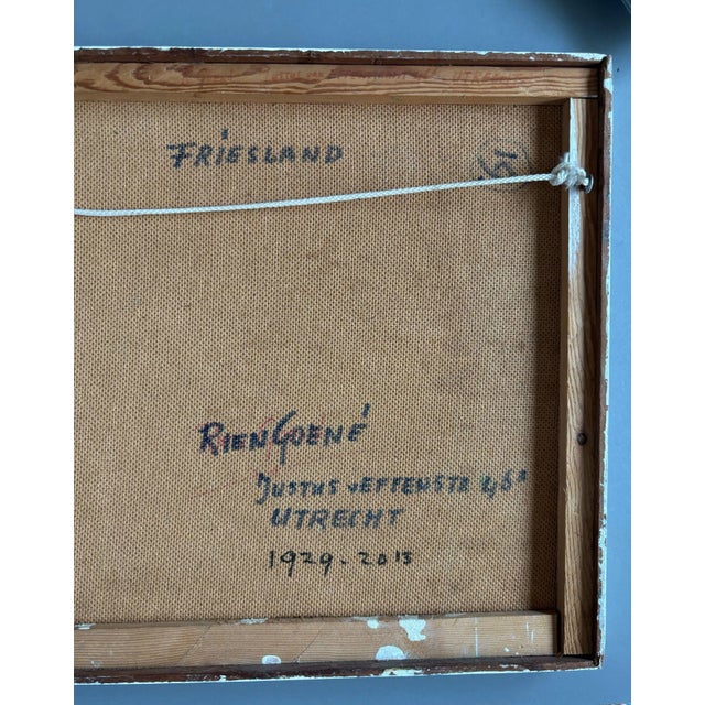 Rien Goené, Friesland, 1980s, Oil Painting For Sale - Image 8 of 10