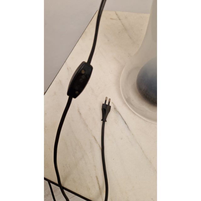 Saffo Table Lamp in Metal and Glass by Angelo Mangiarotti for Artemide, 1960s For Sale - Image 10 of 18