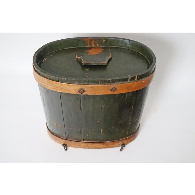 Hand-Painted Wooden Satchel Box, Germany, 1803 For Sale - Image 12 of 18