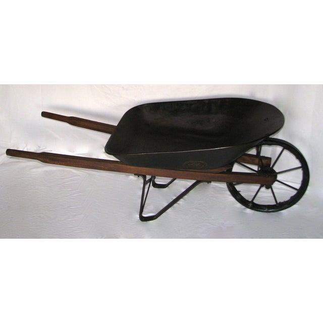 Antique Jackson Manufacturing Iron Wheelbarrow Chairish