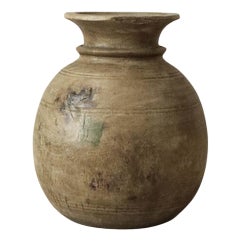 Vintage Teak Vase For Sale