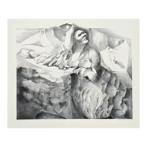 1953 Gertrude Pferdt Solveig Lithograph