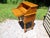 Brown Vintage Solid Maple Slant Top Writing Desk Drop Front Secretary Desk For Sale - Image 8 of 18