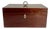 Mid-19th Century English Mahogany Tea Caddy Chest With Glass Mixing Bowl For Sale