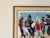 1969 Vintage Razl Jewish Figurative Oil on Canvas Painting, Framed For Sale - Image 4 of 10