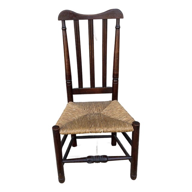 Antique Delaware Valley Banister-Back Side Chair, Circa 1760s For Sale
