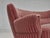Danish Curved 3-Seater Sofa in Salmon Pink Furniture Velour, 1960s For Sale - Image 12 of 18