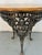 Goldenrod Antique Victorian Britannia Cast Iron Pub Table For Sale - Image 8 of 8