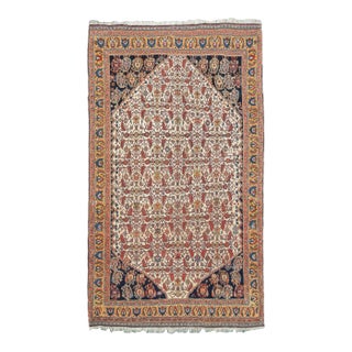Antique Persian Qashqai Rug 4'3'' x 7'2'' For Sale