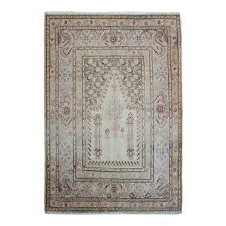 Vintage Turkish Prayer Rug For Sale