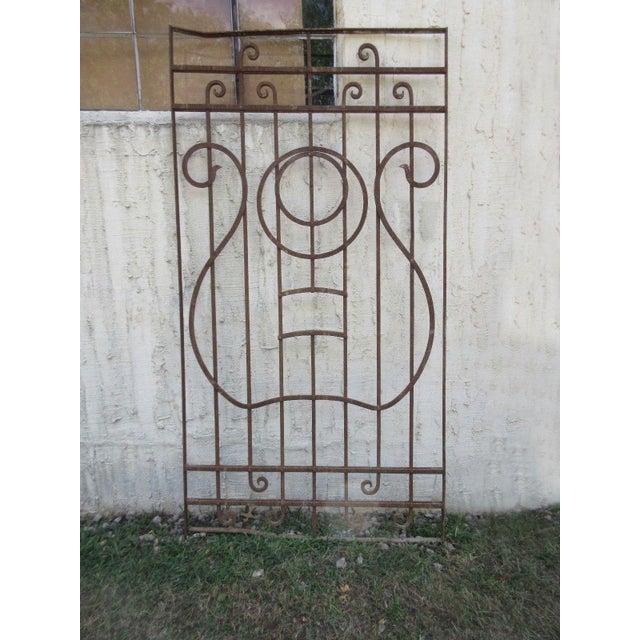 Wonderful piece of Architecture. Heavy, tight and sturdy.. piece does show signs of age related wear including rust,...