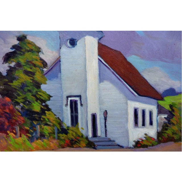 Impressionist First Congregational Church, Soquel, California For Sale - Image 3 of 8