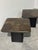 Plastic Vintage Side Tables with Sculptural Mosaic Slate Tops by E. Kneip, Set of 2 For Sale - Image 7 of 15