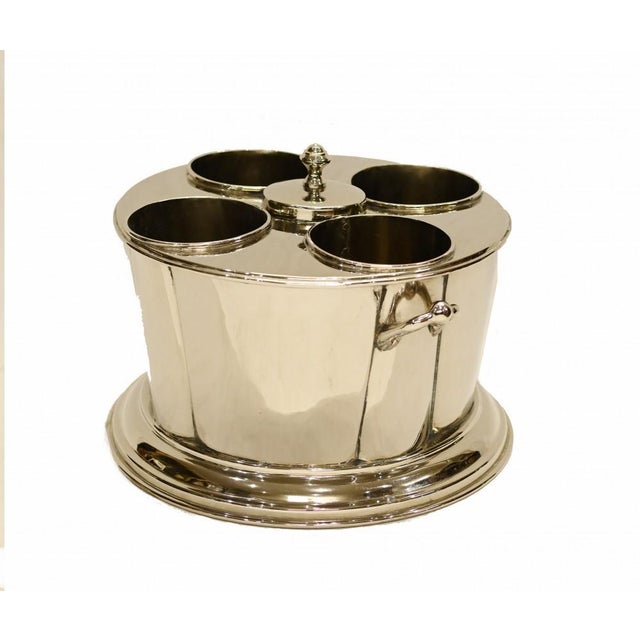 Silver-Plated Wine Cooler For Sale - Image 10 of 10