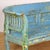 Blue Antique Pine Bench, 1900s For Sale - Image 8 of 15