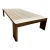 Rh Matira Outdoor Coffee Table, 66”, Natural Teak + Custom Cover For Sale