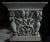 Traditional Table or Pedestal Base - Antique Cast Stone - Neo-Romanesque Style For Sale - Image 3 of 6