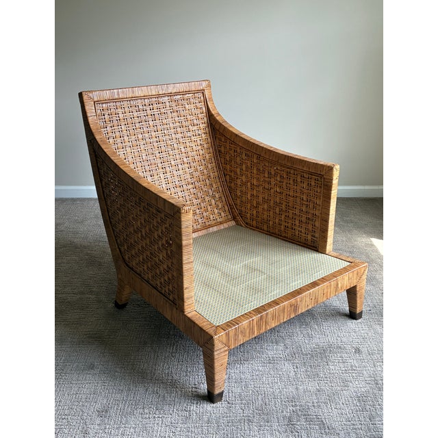 Pair of Late 20th Century McGuire St. Germaine Lounge Chair For Sale In Charlotte - Image 6 of 8