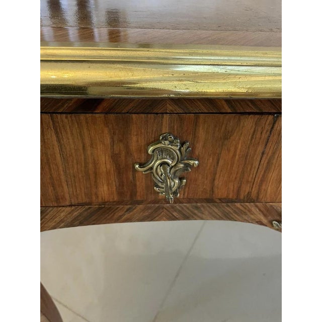 Large Antique Victorian Kingwood Desk, 1850 For Sale - Image 13 of 18