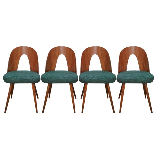 Dining Chairs by A. Suman for Tatra Nabytok, Former Czechoslovakia, 1960s, Set of 4 For Sale