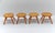 Wood Mid-Century Modern Oak Stools, 1960s, Set of 4 For Sale - Image 7 of 13