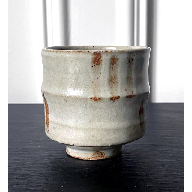 Ceramic Stoneware Tea Bowl in Shino Style by Warren Mackenzie For Sale In Atlanta - Image 6 of 11