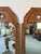 1970s 1970’s Vintage Thomasville Walnut Wall Mirrors – A Pair For Sale - Image 5 of 12