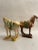 1980’s Miniature Tang Style Chinoiserie Horses - a Pair For Sale - Image 4 of 11