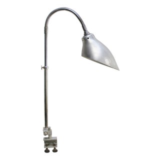 Vintage Industrial Metal Machinist Table Light by Ki-É-Klair For Sale