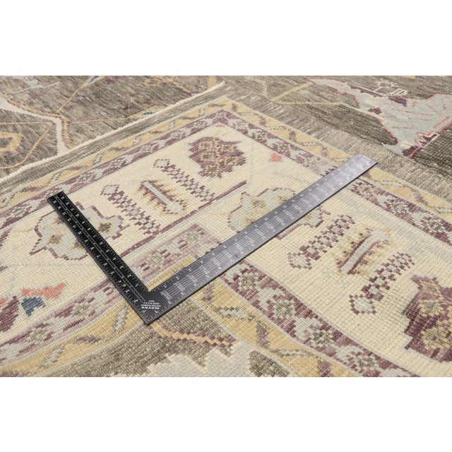 Early 21st Century Large Turkish Oushak Rug - 10'01 X 13'05 For Sale - Image 5 of 7