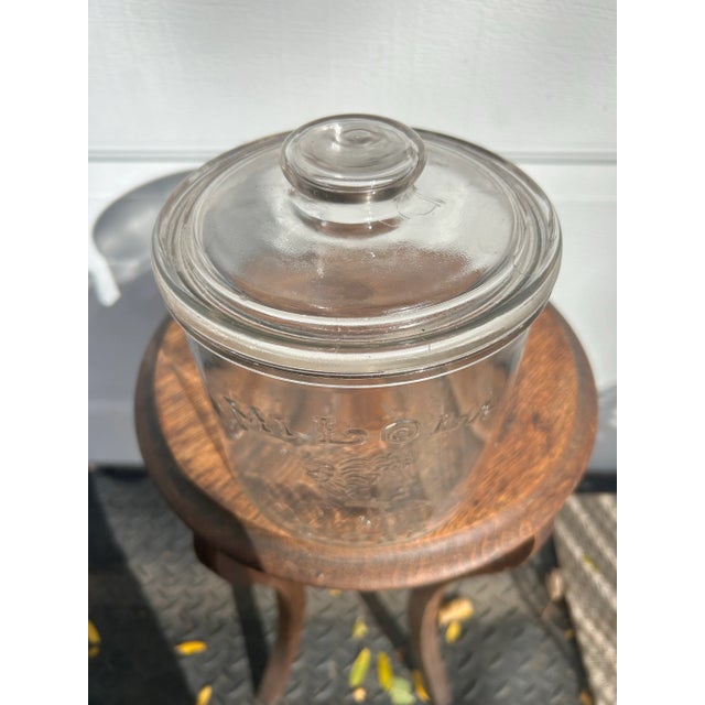 Mid 20th Century Glass “Mi Lola” Cigar Jar For Sale - Image 4 of 9