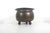 Footed Hammered Brass Planter Mid Century Modern For Sale - Image 6 of 12