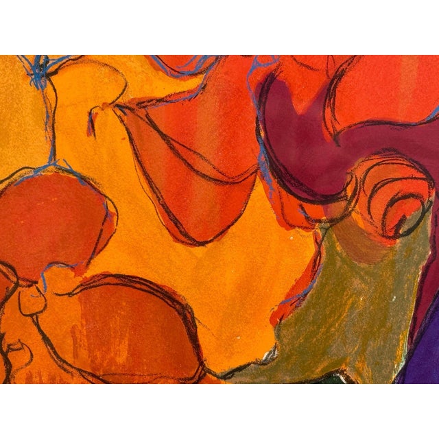 Late 20th Century Itzchak Isaac Tarkay, Fauvsim, "Femme Fatale" Signed and Numbered Silkscreen, 20th C. For Sale - Image 5 of 9