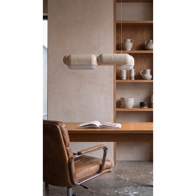 Cream U 044 Pendant Light by Rollo Studio For Sale - Image 8 of 9