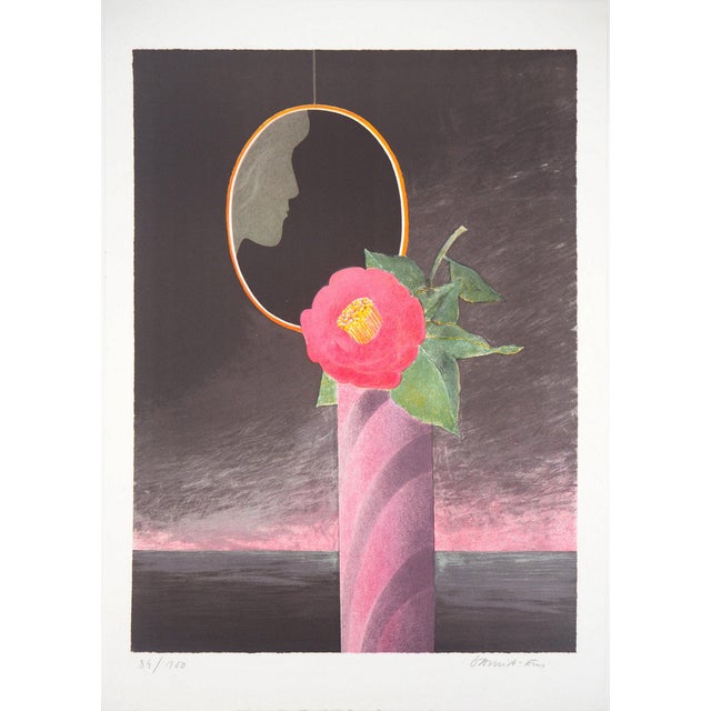 Pierre Garcia-Fons, Reflection in the Mirror, Lithograph For Sale