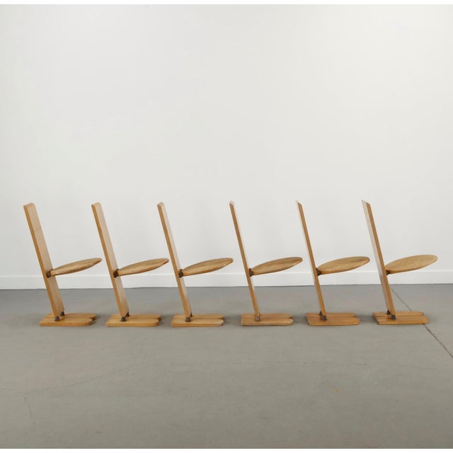 1970’s Set of 6 Gigi Sabadin “Pala” Chairs for Emme For Sale - Image 12 of 18