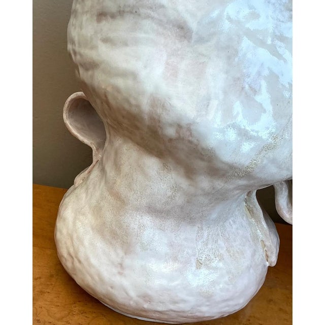 Vintage Sculptural Ceramic Table Lamps - a Pair For Sale In West Palm - Image 6 of 14